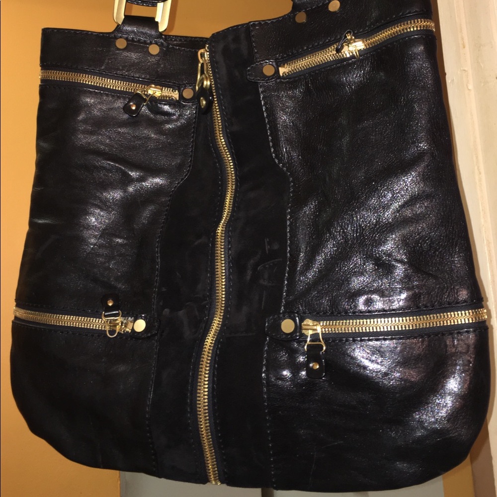 Jimmy Choo tote soft leather bag